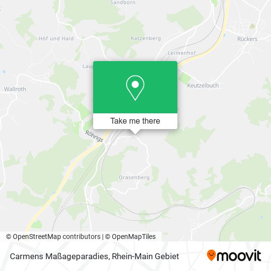 Carmens Maßageparadies map