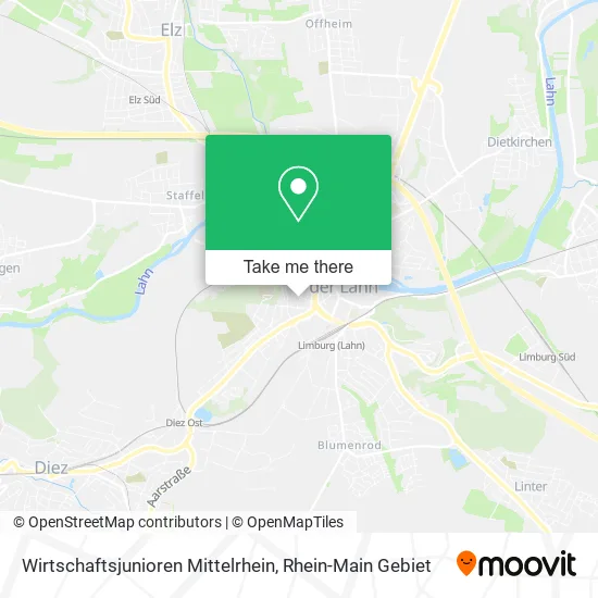 Карта Wirtschaftsjunioren Mittelrhein