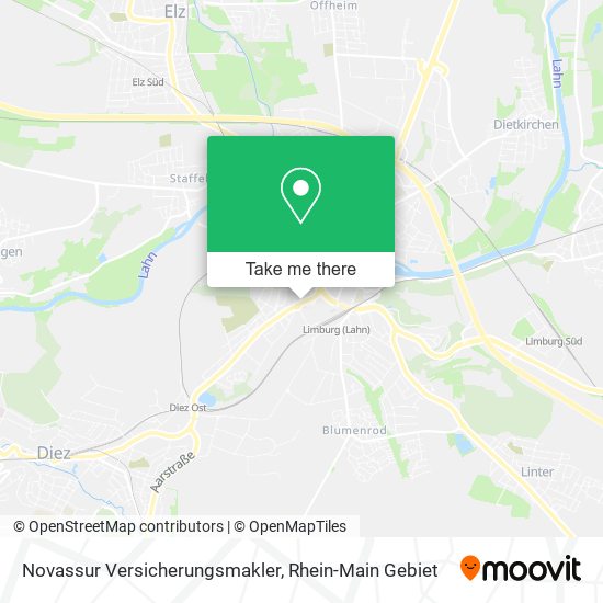 Карта Novassur Versicherungsmakler