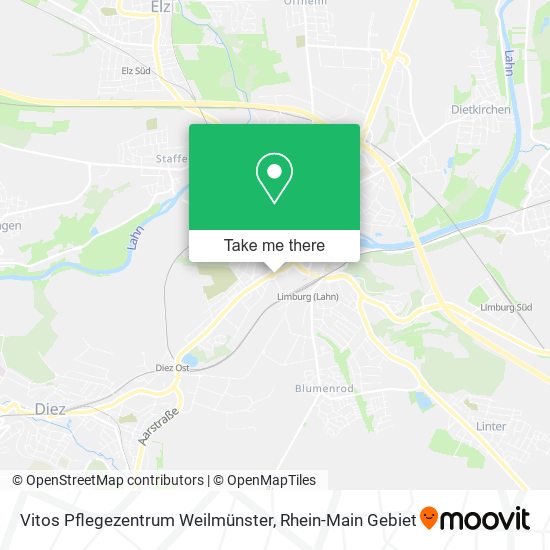 Vitos Pflegezentrum Weilmünster map