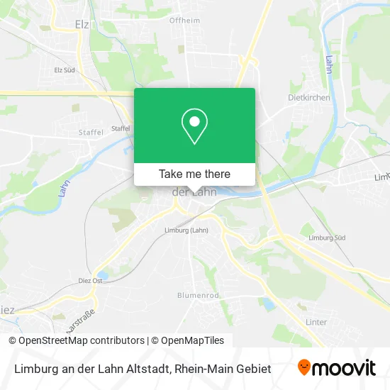 Карта Limburg an der Lahn Altstadt