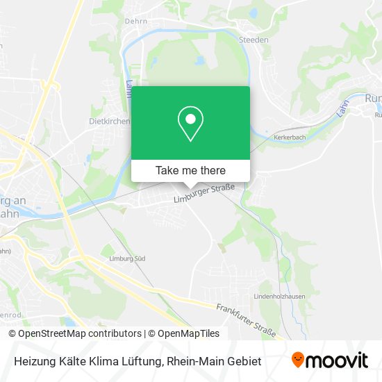 Heizung Kälte Klima Lüftung map