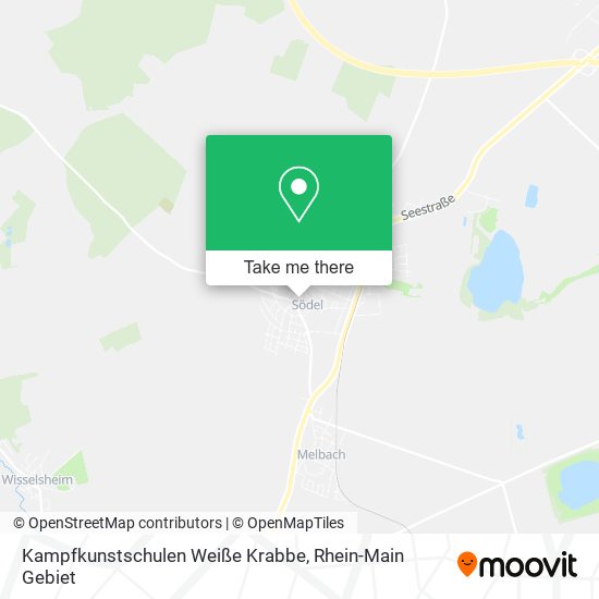 Kampfkunstschulen Weiße Krabbe map
