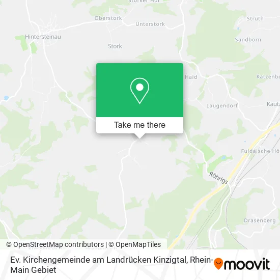 Карта Ev. Kirchengemeinde am Landrücken Kinzigtal