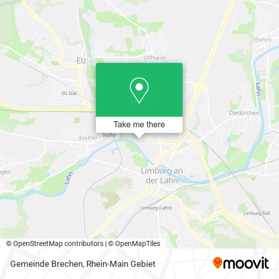 Карта Gemeinde Brechen