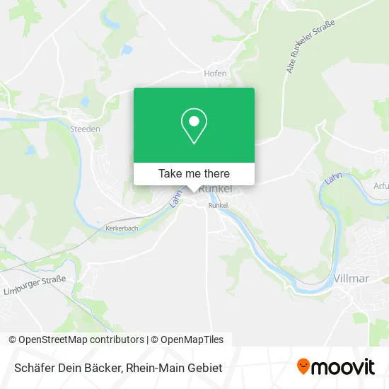 Карта Schäfer Dein Bäcker