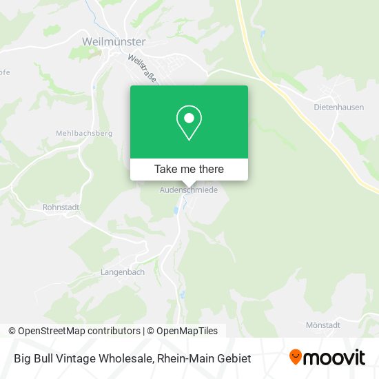 Big Bull Vintage Wholesale map