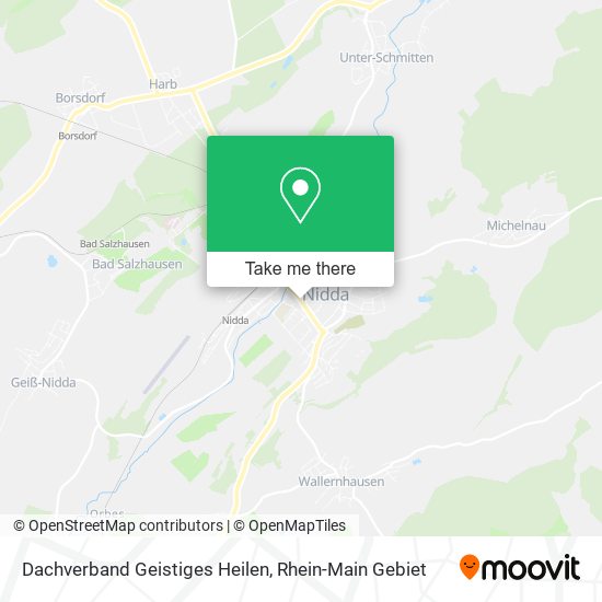 Dachverband Geistiges Heilen map