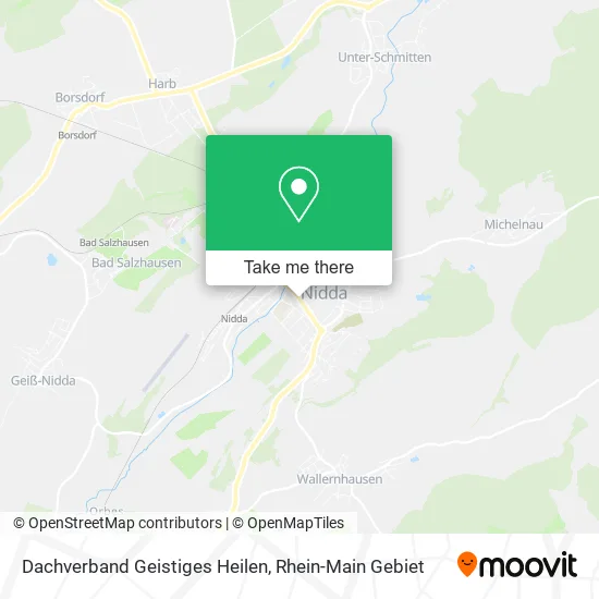 Карта Dachverband Geistiges Heilen