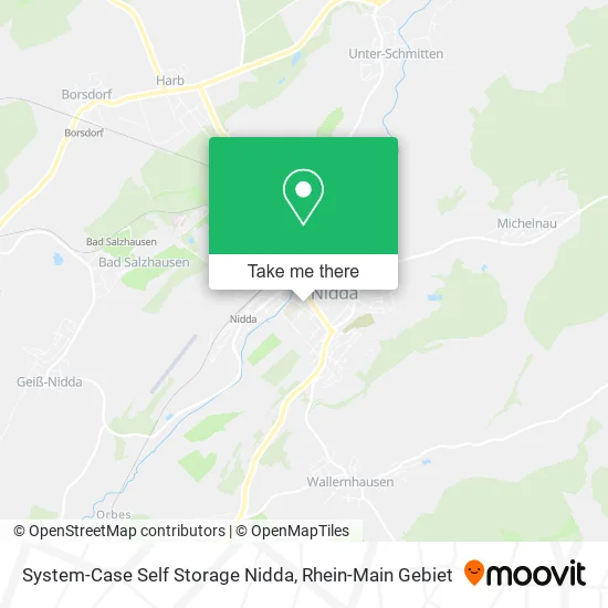 Карта System-Case Self Storage Nidda