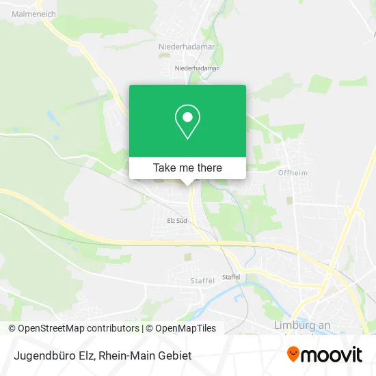 Карта Jugendbüro Elz
