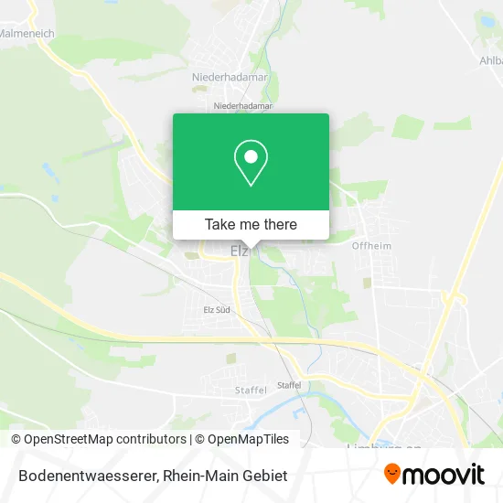 Карта Bodenentwaesserer