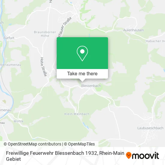 Карта Freiwillige Feuerwehr Blessenbach 1932