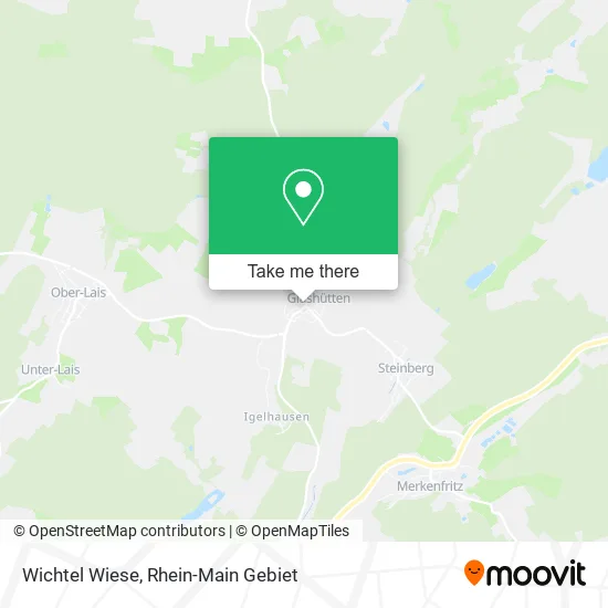 Карта Wichtel Wiese