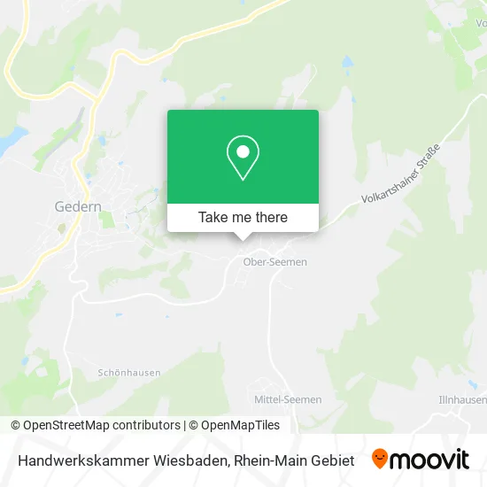 Карта Handwerkskammer Wiesbaden