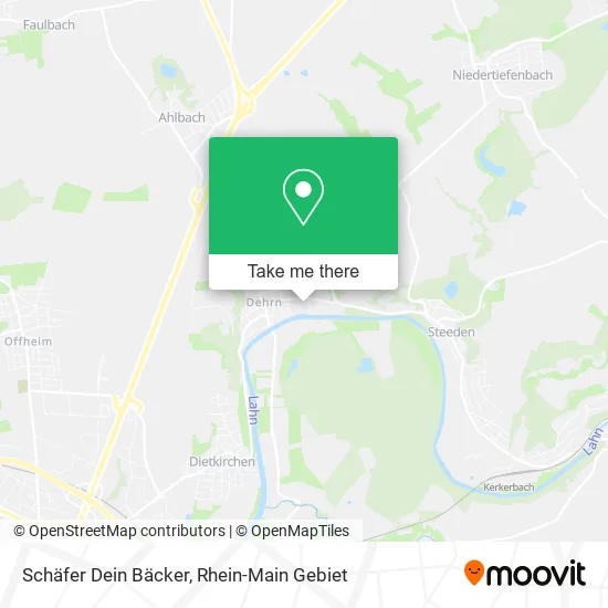 Карта Schäfer Dein Bäcker