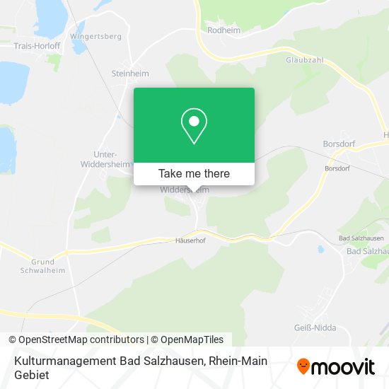 Kulturmanagement Bad Salzhausen map