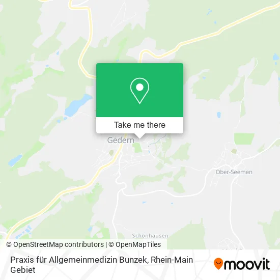 Карта Praxis für Allgemeinmedizin Bunzek