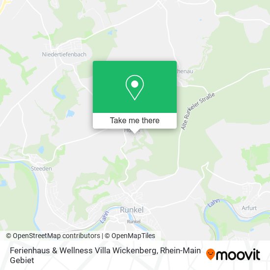 Ferienhaus & Wellness Villa Wickenberg map
