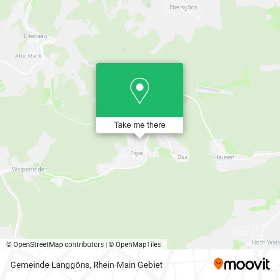 Карта Gemeinde Langgöns