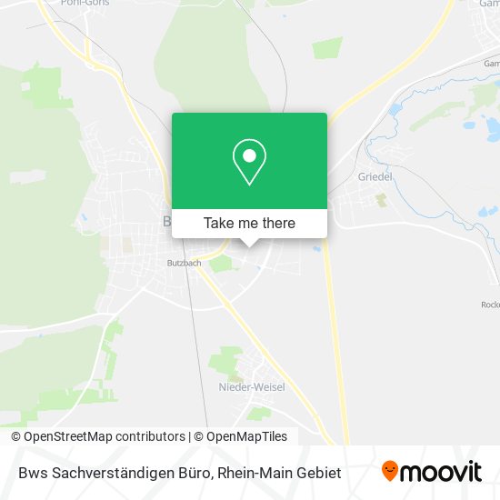 Bws Sachverständigen Büro map