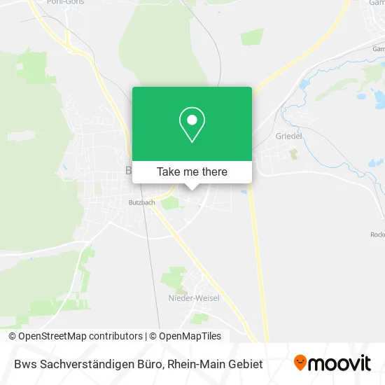 Карта Bws Sachverständigen Büro