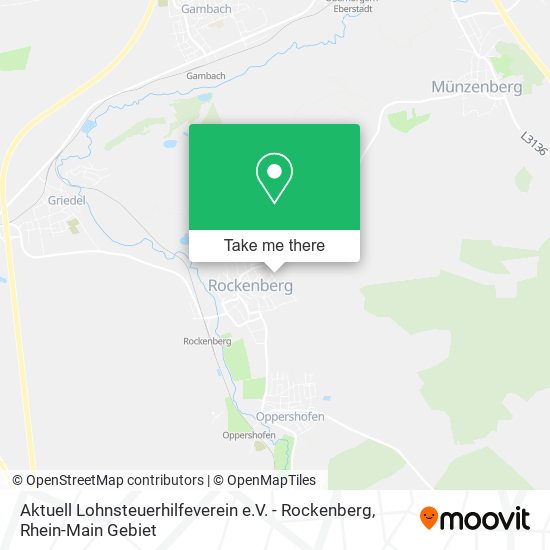 Карта Aktuell Lohnsteuerhilfeverein e.V. - Rockenberg