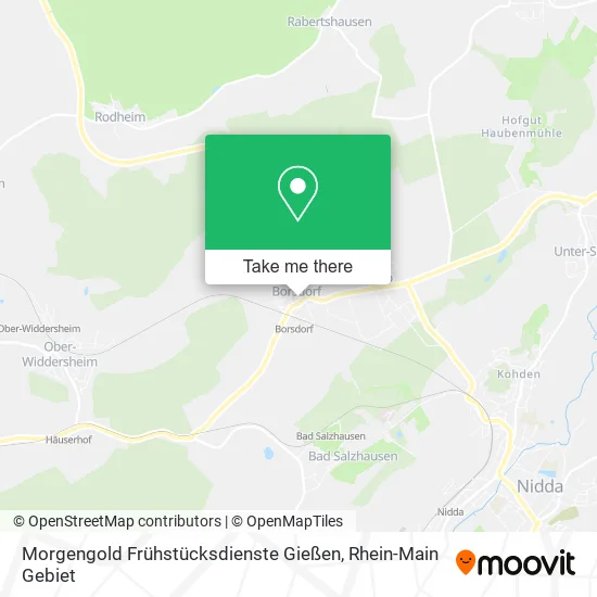 Карта Morgengold Frühstücksdienste Gießen