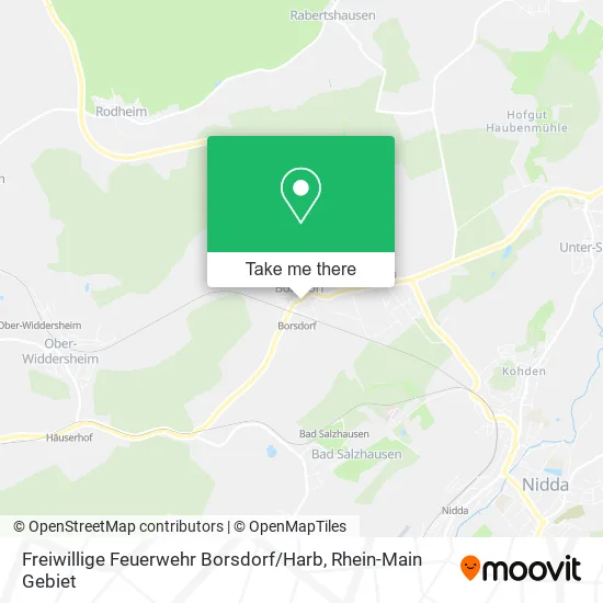 Карта Freiwillige Feuerwehr Borsdorf / Harb