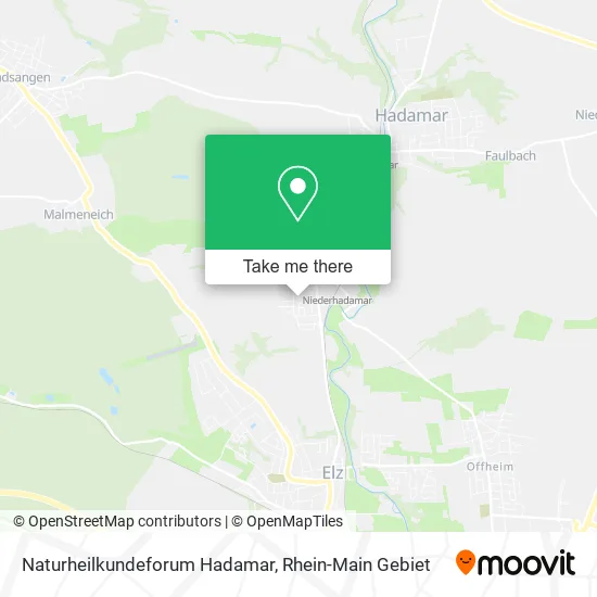 Карта Naturheilkundeforum Hadamar