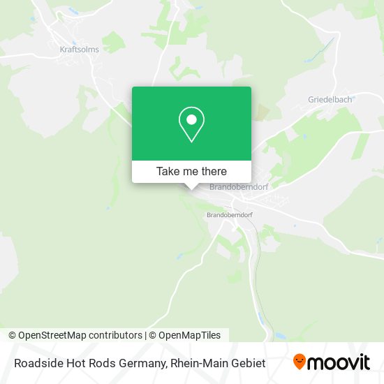 Roadside Hot Rods Germany map