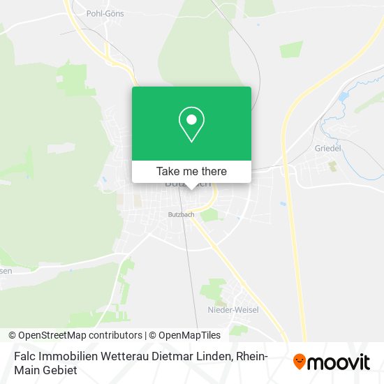 Falc Immobilien Wetterau Dietmar Linden map