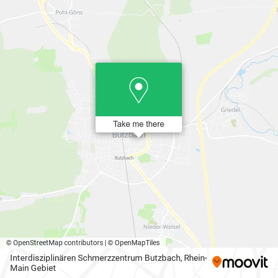 Карта Interdisziplinären Schmerzzentrum Butzbach