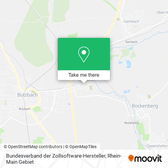 Bundesverband der Zollsoftware-Hersteller map