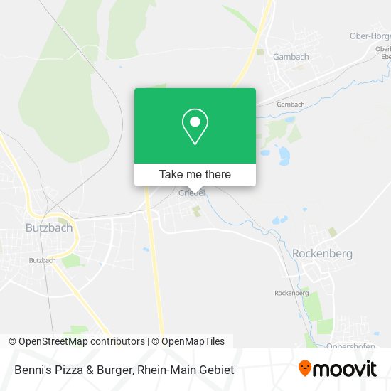 Benni's Pizza & Burger map