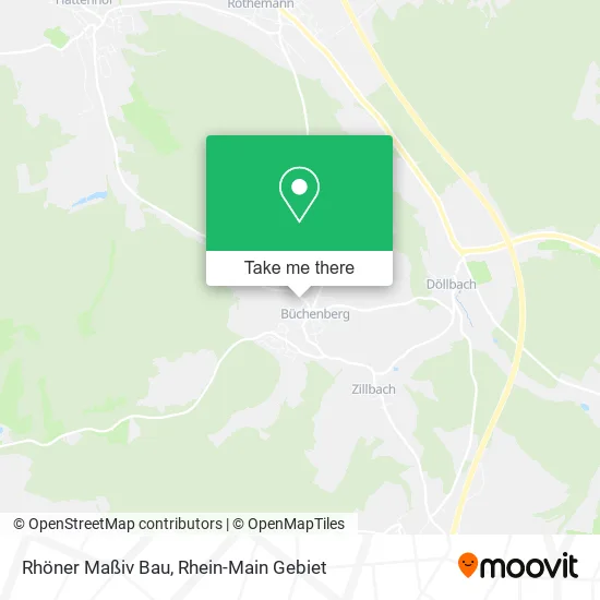 Карта Rhöner Maßiv Bau