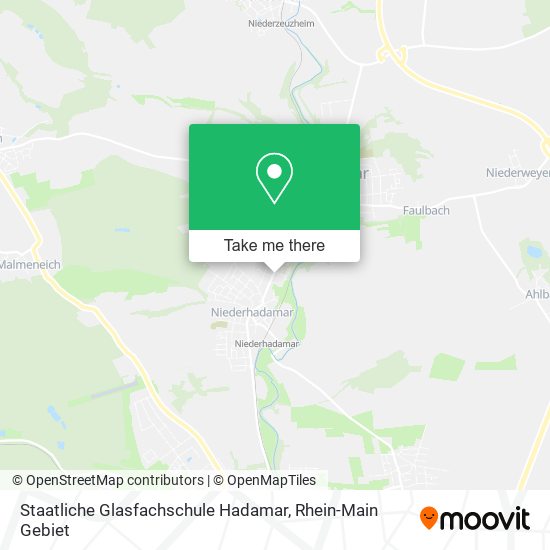 Staatliche Glasfachschule Hadamar map
