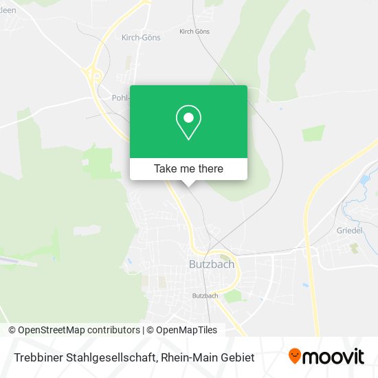 Trebbiner Stahlgesellschaft map