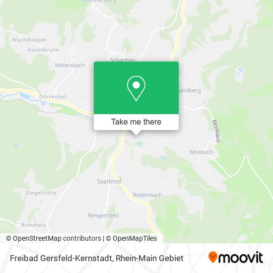 Freibad Gersfeld-Kernstadt map