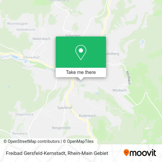 Карта Freibad Gersfeld-Kernstadt