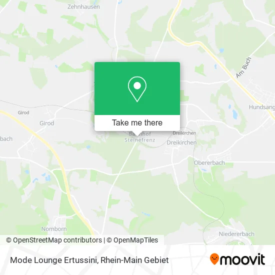Карта Mode Lounge Ertussini