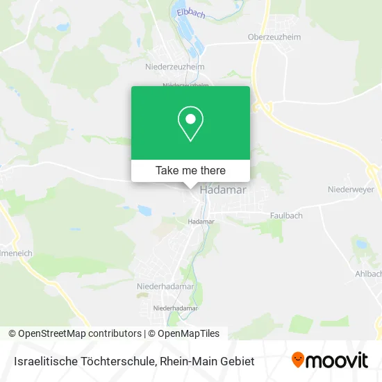 Карта Israelitische Töchterschule