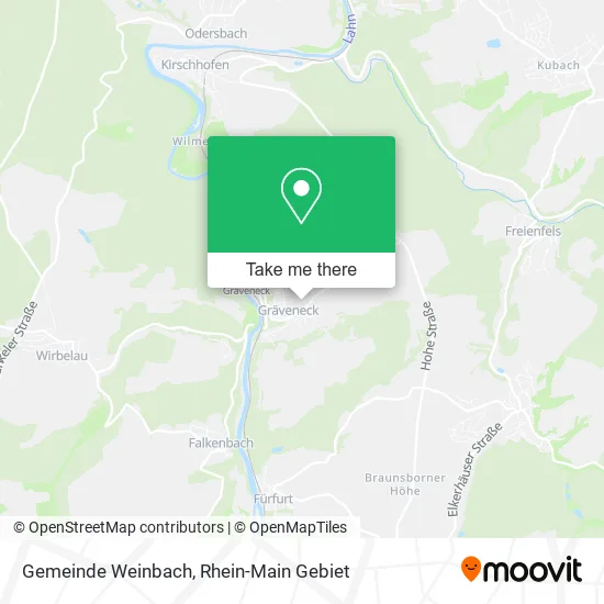Карта Gemeinde Weinbach