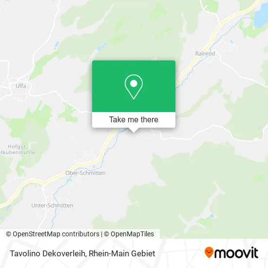 Карта Tavolino Dekoverleih