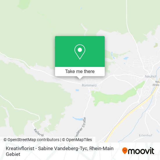 Kreativflorist - Sabine Vandeberg-Tyc map