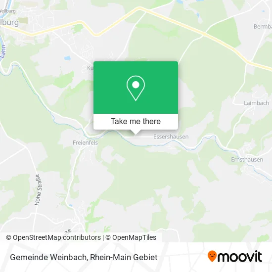 Карта Gemeinde Weinbach