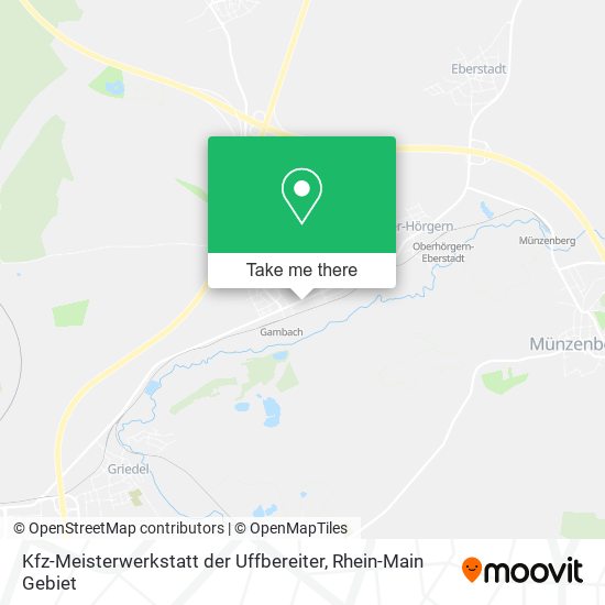 Карта Kfz-Meisterwerkstatt der Uffbereiter