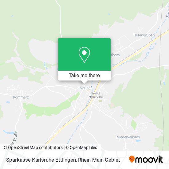 Sparkasse Karlsruhe Ettlingen map