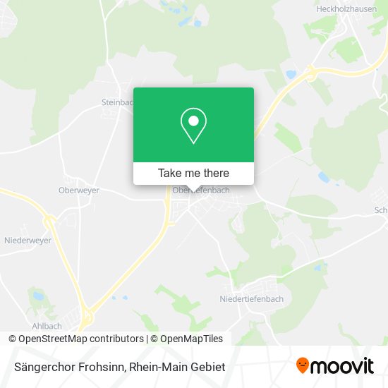 Sängerchor Frohsinn map