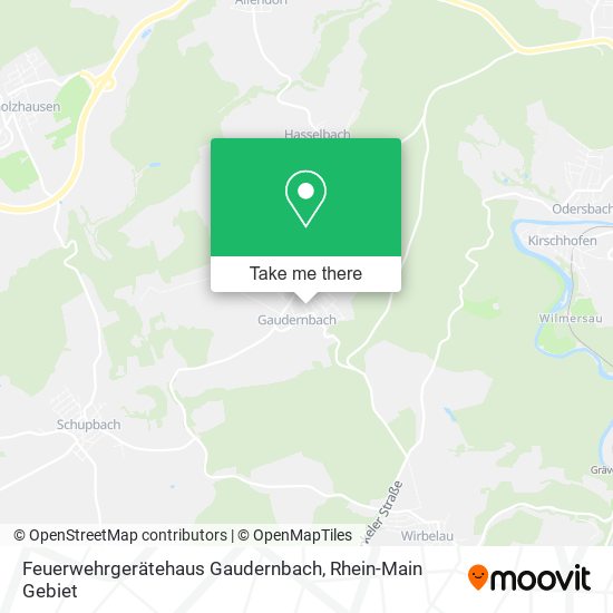 Feuerwehrgerätehaus Gaudernbach map